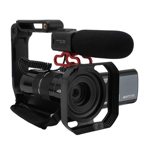 4K Videokamera Camcorder 30x Zoom Anti Shake Recorder -Kamera mit Externem Mikrofon für die Produktion von Mikrofilmproduktion 4K Videokamera Camcorder 30x Zoom Anti Shake Recorder -Kamera mit Externem Mikrofon für die Produktion von Mikrofilmproduktion von Tbest