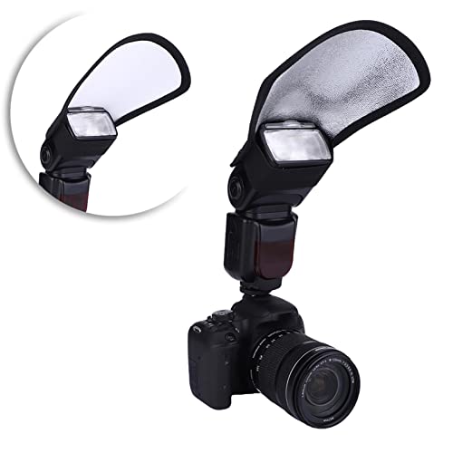 Blitz Diffusor,Universal Soft Intense Light Flash Speedlite Silber Weiß Fotografie Reflektor Für Spiegelreflexkamera Reflektorplatte Blitz Diffusor,Universal Soft Intense Light Flash Speedlite Silber Weiß Fotografie Reflektor Für Spiegelreflexkamera Reflektorplatte von Tbest