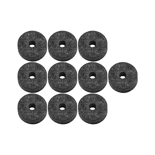 Cymbal Filz Waschpolster Drum Set Accessoire Nicht -Slip 4cm - Verbesserung von Klang und Leistung für Drum Set (GRAY) von Tbest