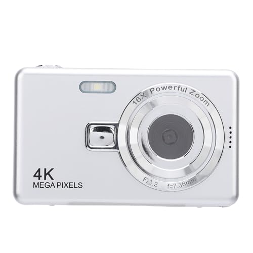 Digitalkamera 16x Zoom 50MP Hochauflösend 4K Video Compact Selfie -Kamera für die Reisefotografie (Keine Speicherkarte) von Tbest
