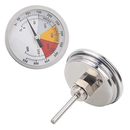 Edelstahl -Grill -Thermometer, 1/2in NPT, 0–300 ℃ Ofentemperaturmesser, Grillkochenthermometer, Bimetallischer Küchenversorgungen Fleisch Edelstahl -Grill -Thermometer, 1/2in NPT, 0–300 ℃ Ofentemperaturmesser, Grillkochenthermometer, Bimetallischer Küchenversorgungen Fleisch von Tbest