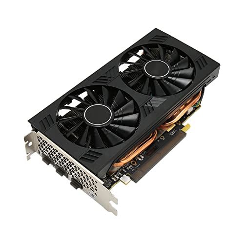 Grafikkarte 8Gb Gaming,Rx580 8 Gb Gddr5 256 Bit 4096 X 2160 Auflösung 8-Polige Computer-Grafikkarte Mit Zwei Lüftern Für Zuhause,Computerkomponenten,Computerzubehör Und Teile von Tbest