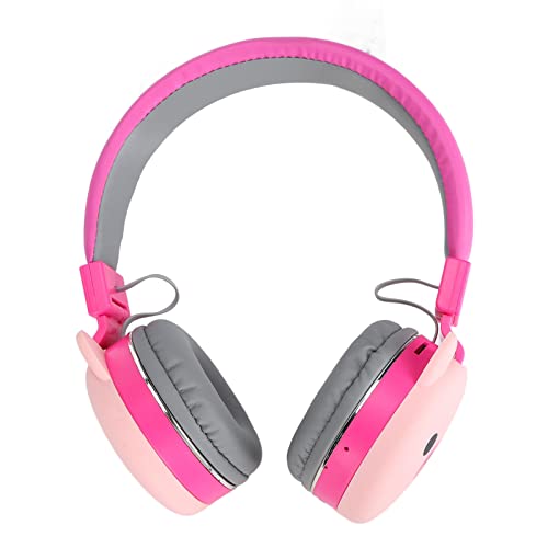 Headset, Niedliche Tiere, 5.0, Kopfhörer mit Mikrofon für, Kleiner Panda, Faltbare Kopfhörer Zum Hören und Ohrhörern (kleines rotes Schwein) von Tbest
