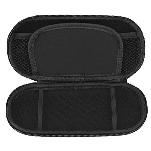 Hoesje Ps Vita,Ps Vita Slim Case,Hülle für PSP 3000,PSP Case,Ps Vita Tragetasche mit Zwei Fächern, Schwarz, Schützende Hartschale, Tragetasche, Reisetasche für Sony Ps Vita (Rot) von Tbest