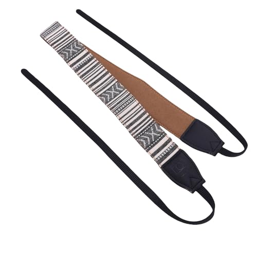 Kamera -Gurt Nylon Vintage Ethnisch Stil Verstellbarer Universeller Kamera -Nacken -Schultergurt Kamera für Outdoor -Fotografie Reisen DSLR Spiegellose Kameras (Stil 1) von Tbest
