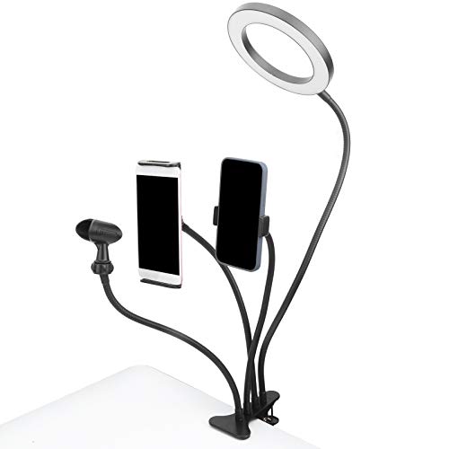 LED-Fülllicht, dimmbar, flexible Ringlampe zum Anklippen, für Live-Streaming, Selfie oder Video-Chat LED-Fülllicht, dimmbar, flexible Ringlampe zum Anklippen, für Live-Streaming, Selfie oder Video-Chat von Tbest