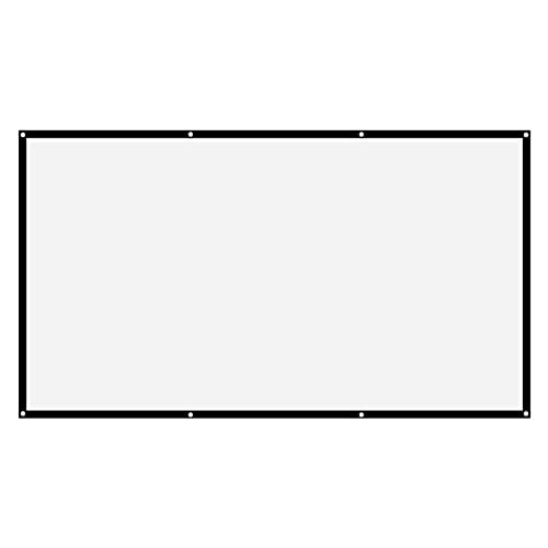 Ber Leinwand,Leinwand Ber,Ber Leinwand Rollo,Berleinwand Rollo,Projektor-Leinwand 50 16:9 Verdic Sie Tn Faltenien Weichen Weißen -Projektor-Vor-Projektions-Leinwand 40In (120 Zoll) von Tbest