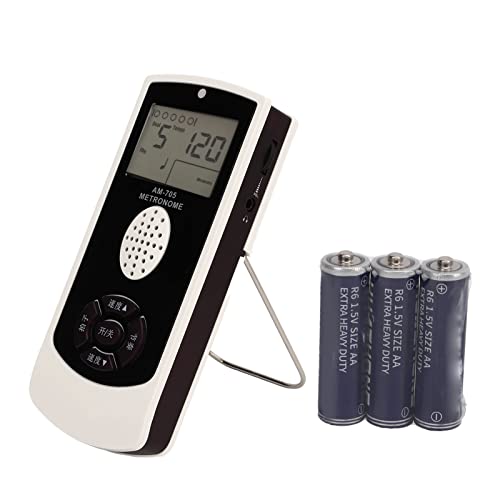 Mini-Digital-Metronom, Stimmgerät-Metronom, Elektronisches Metronom, 1800 MAh, LCD-Digitalanzeige, Universelles Gitarren-, Klavier-, Saxophon- und Gesangsmetronom Mini-Digital-Metronom, Stimmgerät-Metronom, Elektronisches Metronom, 1800 MAh, LCD-Digitalanzeige, Universelles Gitarren-, Klavier-, Saxophon- und Gesangsmetronom von Tbest