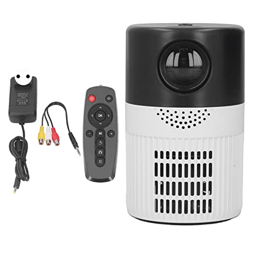 Mini-Projektor, TFT-LCD-High-Definition-Smart-Home-Projektor, Outdoor-Filmprojektor, Tragbarer Heimvideo-Filmprojektor mit Zwei Lüftern, 100–240 V (EU-Stecker) von Tbest