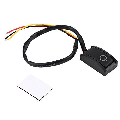 Mini Schalter 12V,Schalter 12Asserdicht,12 Volt Schalter Wohnmobil,Universal-Auto-Paste-Typ-Schalter,Dc 12V 200Ma Auto-Diy-Switch-Paste-Typ-Sticky-Button-Schalter Mit Doppelseitigem Klebstoff von Tbest