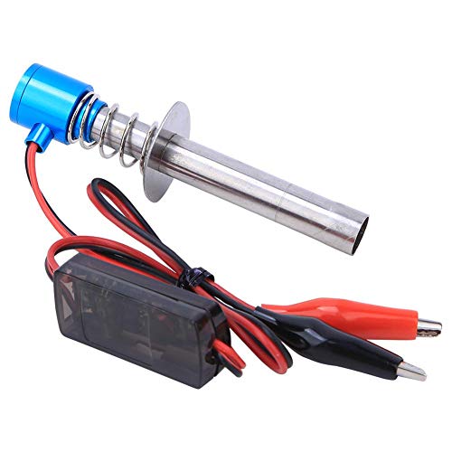 RC Motor Zünder, Universal RC Motor Zündung Elektronischer Glühkerzenstarter Zünder Fahrzeugzubehör für 1/8 1/10 ferngesteuertes Auto von Tbest