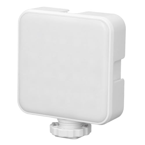 RGB Video Licht LED -Kamera Licht Vollfarben Tragbare Fotografie Licht 1200mAh CRI 95+ 3000-6500K FX Effekte für Familienversammlungen Im Freien Im Freien Streaming (White) von Tbest
