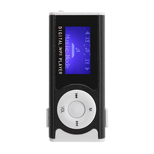 Sony Kopfhörer-Musik,Tragbare Sport-Mp3-Taschenlampe,Backclip,LCD-Sn-Musik-Media-Player,Mp3- Und Mp4-Player-Zubehör,Hör- Und Kopfhörer (Black) von Tbest