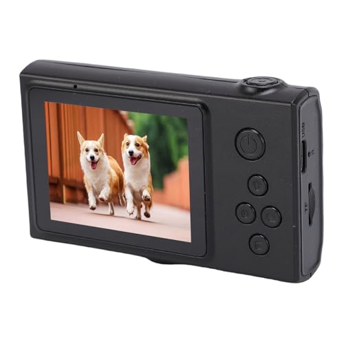 Spiegellose Kamera, 50 MP 1080p HD Autofokus -Digitalkamera für Fotografiespiegellose Videokamera mit 2,4 -Zoll -Bildschirmreisen (Black) von Tbest