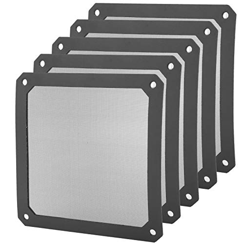 Staubfilter Pc Magnetisch,Pc Staubfilter 120,120-Mm-Lüfter-Staubfilter 140-Mm-Nylon-Lüftungsabdeckung Für Desktop-Computer,Magnetischer Grill,Schäbiger Pc-Kühler,Lüfterfilter,Pvc,Magnetischer Computer von Tbest