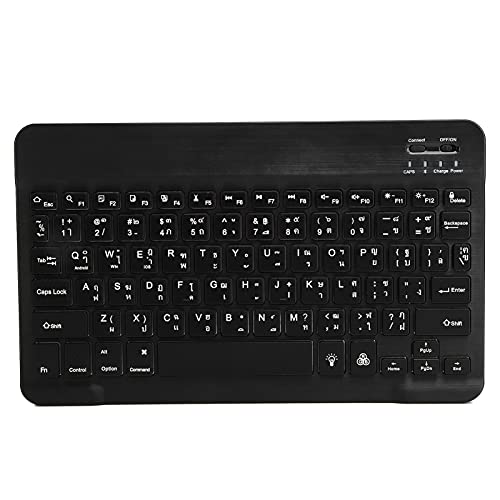 Tastatur Thailändisch,Etooth Keyboary Wirel Etooth Keyboardetooth Keyboardboardcuter Items,Wireletooth Keyboard 10In Mit RGB-Hintergrundbeleuchtungstaste Für Telefon Tabletschwarz Spanisch Tastatur Thailändisch,Etooth Keyboary Wirel Etooth Keyboardetooth Keyboardboardcuter Items,Wireletooth Keyboard 10In Mit RGB-Hintergrundbeleuchtungstaste Für Telefon Tabletschwarz Spanisch von Tbest