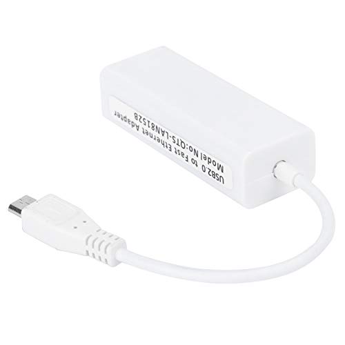 Tbest Ethernet auf Micro-USB, Netzwerkkartenadapter Micro-USB auf RJ45-Ethernet-Port für Zero 1.3/W Motherboard von Tbest