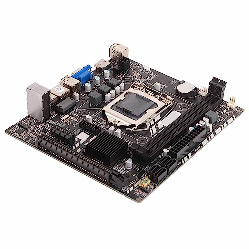 Tbest H61M Motherboard 1155 Pin DDR3 Dual Channel Quad Core VGA HD Multimedia Interface Stabile Leistung Computer Motherboard, Computer Komponenten Notebook Computer Und Zubehör von Tbest