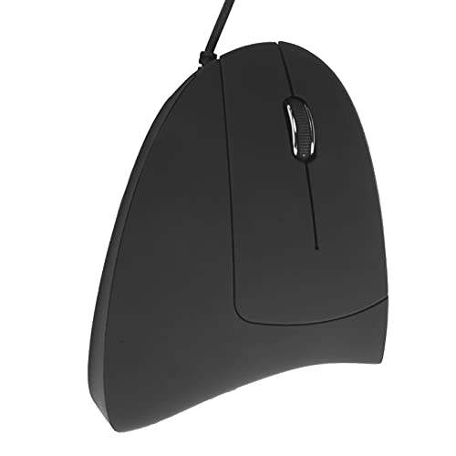 Tbest Kabelgebundene Maus für die Linke Hand, Vertikal, Ergonomisch, 800/1200/1600 DPI, USB, Optisch, für 8/10. Kabelgebundenes Computerzubehör und Peripheriegeräte für die Linke von Tbest