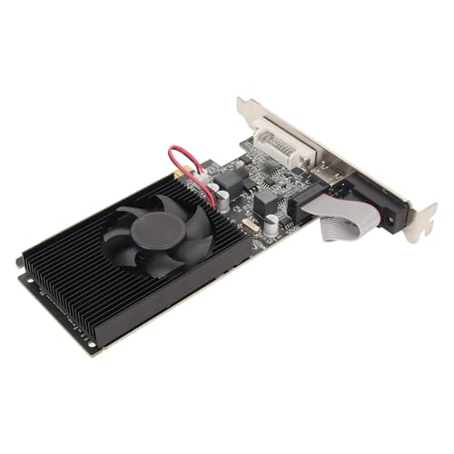 Tbest PCI -Grafikkarte Assilent Billig, Ghics -Karten, 1G DDR3 Ghics -Karte mit Cooling -Lüfter 64 -Bit -Port VGA DVI HD Multimedia Interface Direct.1 PC Ghics Card Tbest PCI -Grafikkarte Assilent Billig, Ghics -Karten, 1G DDR3 Ghics -Karte mit Cooling -Lüfter 64 -Bit -Port VGA DVI HD Multimedia Interface Direct.1 PC Ghics Card von Tbest