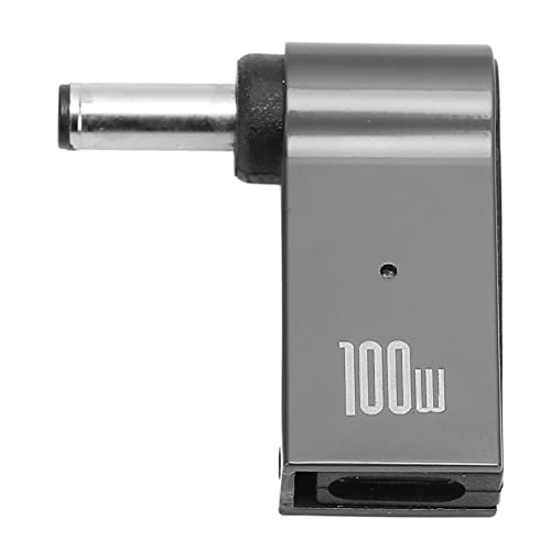Tbest PD-Ladekonverter 100 W 5 A Typ C FEM auf M 4,5 X 3,0 Mm Aluminiumlegierungsgehäuse PD A für Laptop USB-zu-USB As von Tbest