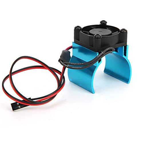 Tbest Rc Lüfter, Rc Car Motor Kühlkörper Motorkühlrippe Für 1/10 Rc Car Traxxas TRX-4(Blau) Auto-Modelle von Tbest