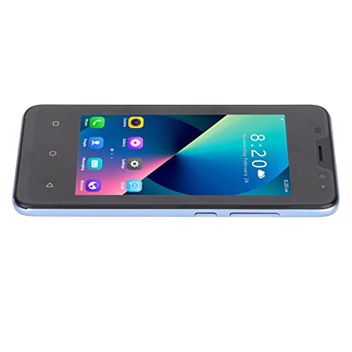 Tbest Smartphone ohne vertrag,Dual-Standby-Smartphone, 4,66-Zoll-Dual-SIM-Smartphone, 3G-HD-Touchsn, 3000-mAh-Akku, 1 GB RAM, 8 GB ROM, Mobiltelefon, 100-240 V, für 11 (Blau) von Tbest