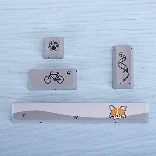 Tbest Tastatur- und Hanical-TastePTB-TastenKeyboard-Shanical-Tastatur ARY, Little G Dog Pattern-Hanical-Keyboarys-Kits SpaceEerNumpad Enter Key S (Windhund 4 Schlüssel) von Tbest