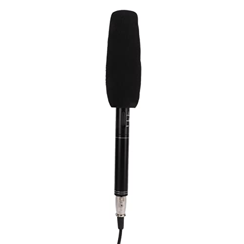 Tbest Vielseitiges Kamera -Mikrofon mit Hoher Empfindlichkeit für die Erfüllung von Aufnahmen, Rostfrei und Anti Fallen, Schwarz Tbest Vielseitiges Kamera -Mikrofon mit Hoher Empfindlichkeit für die Erfüllung von Aufnahmen, Rostfrei und Anti Fallen, Schwarz von Tbest