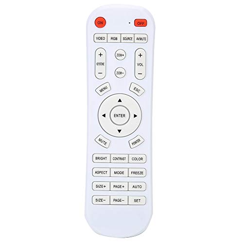 Te Control,Dr.Q Projektor-Fernbedienung,Projektor-Controller,Aaxa Projektor-Fernbedienung,Epson 145664100 Powerlite Projektor-Fernbedienung R15 Weiß Ersatz-Fernbedienung für Te Control,Dr.Q Projektor-Fernbedienung,Projektor-Controller,Aaxa Projektor-Fernbedienung,Epson 145664100 Powerlite Projektor-Fernbedienung R15 Weiß Ersatz-Fernbedienung für von Tbest
