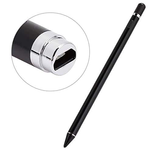 Touchscreen-Stift mit Integriertem Lithium-Akku, Kapazitives Tablet, Mobiltelefon, Universelle Stylus-Stifte (Black) von Tbest