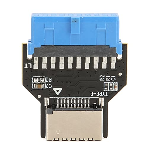 USB-Frontplatten-Adapter, 19-polig, USB 3.0 auf Typ C, Front-A-Tasten-Schnittstelle, USB 3.0, 19-poliger Adapter für PC-Motherboard, 19-polig auf Typ E Aufwärts, Computerzubehör von Tbest