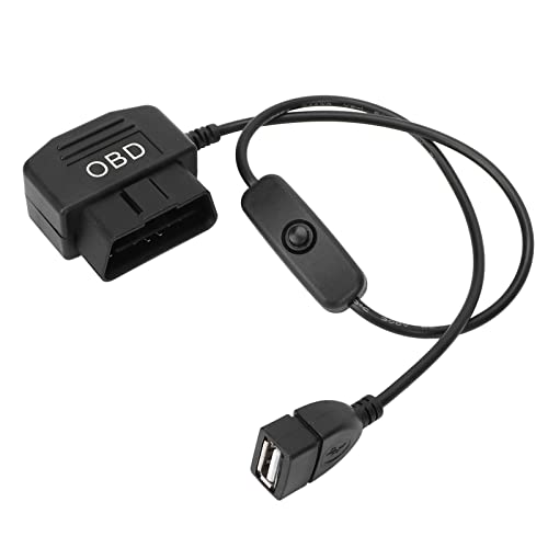 USB-Ladekabel, 16-poliger OBD2-ecker OBD Power Kabel OBD-Adapterkabel 18,9-Zoll-Universalanschluss-Ladeger von Tbest