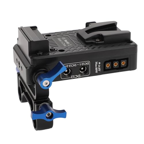 V Batterieplatte Stromversorgung Splitter für DSLR -Kamera BMPCC 4K 6K LED -Leuchtmikrofon V Batterieplatte Stromversorgung Splitter für DSLR -Kamera BMPCC 4K 6K LED -Leuchtmikrofon von Tbest