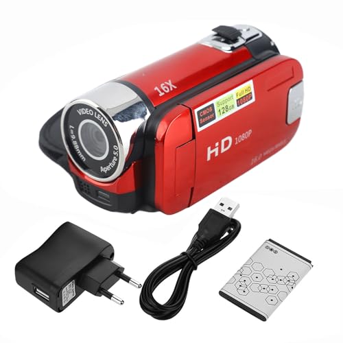 camcorder,Camcorder Full Hd,Videokamera Klein,Videokamera Mit Digitaler Video Cassette,Videokamera Camcorder,Full Hd Rotation 16X High Definition Digital Camcorder Video Dv Kamera Vlogging Kamera Reco von Tbest