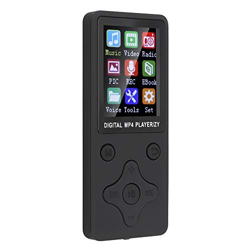 und Kopfhörer, und Kopfhörer,T1 Music MP3 MP4-Player 8G -Unterstützung 32G-Speicherkarte Rhombus-Tasten Weiß (Black) von Tbest