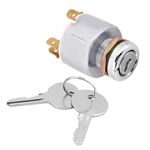 zündschloss,Engine Start Button,Zündschloss 3 Polig,Zündschloss,Zündschalter Auto Zündschloss Mit 2 Schlüsseln,12V Universal Car Auto 3 Position Ein Aus Startschalter Motor Start Schalter Zündung Steu von Tbest