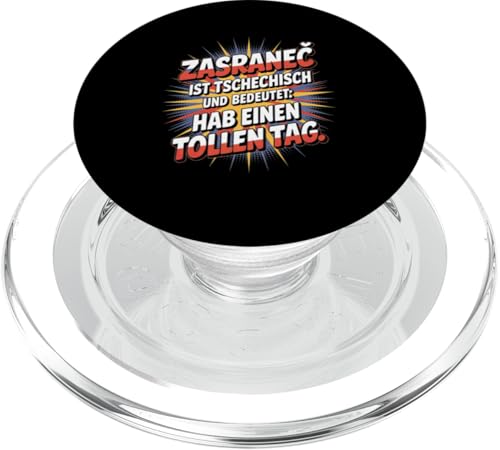 Zasranec Ist Tschechisch Und Bedeutet: Hab Einen Tollen Tag PopSockets PopGrip für MagSafe Zasranec Ist Tschechisch Und Bedeutet: Hab Einen Tollen Tag PopSockets PopGrip für MagSafe von Tchechien Tchechisch Kollege Humor Spaß