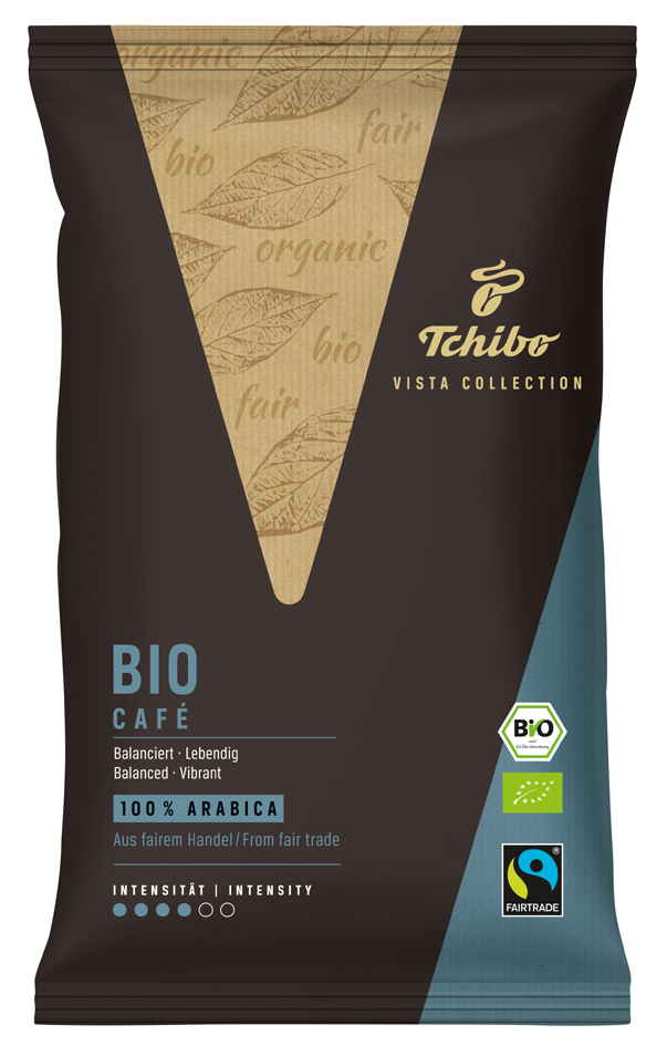 Tchibo Kaffee , Vista Bio Café, , gemahlen, 500 g von Tchibo