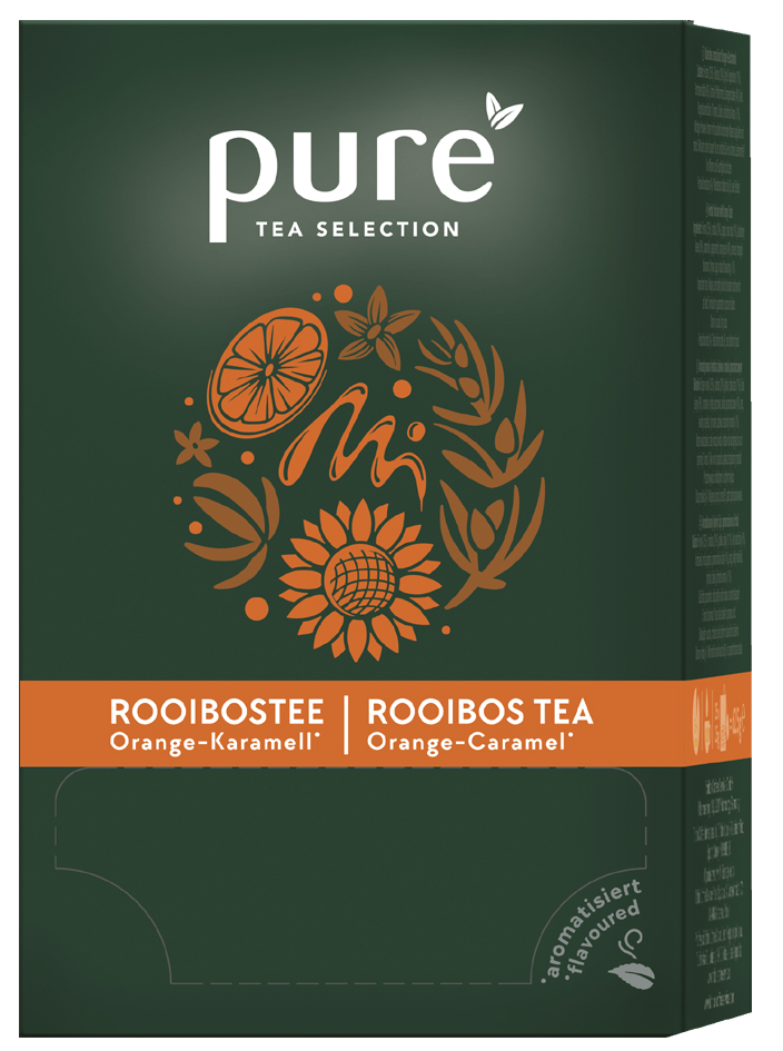 Tchibo Tee , PURE Tea Rooibos Orange/Karamell, von Tchibo