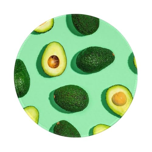 Tcoay Wasserdichtes Mauspad, rundes 8-Zoll-Mauspad, rutschfeste Gummibasis,Frische grüne Avocado Fitness Menschen Übung Tcoay Wasserdichtes Mauspad, rundes 8-Zoll-Mauspad, rutschfeste Gummibasis,Frische grüne Avocado Fitness Menschen Übung von Tcoay