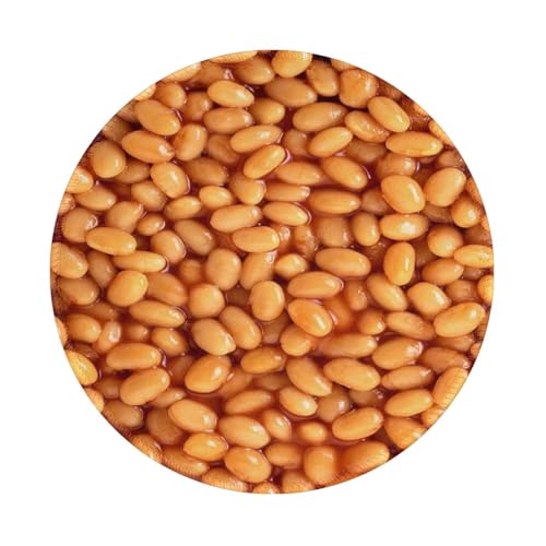 Tcoay Wasserdichtes Mauspad, rundes 8-Zoll-Mauspad, rutschfeste Gummibasis,Gebackene Bohnen Tcoay Wasserdichtes Mauspad, rundes 8-Zoll-Mauspad, rutschfeste Gummibasis,Gebackene Bohnen von Tcoay