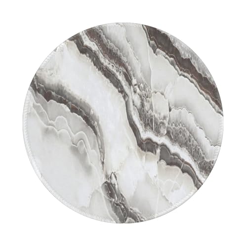 Tcoay Wasserdichtes Mauspad, rundes 8-Zoll-Mauspad, rutschfeste Gummibasis,Natürlicher Granitmarmor Tcoay Wasserdichtes Mauspad, rundes 8-Zoll-Mauspad, rutschfeste Gummibasis,Natürlicher Granitmarmor von Tcoay