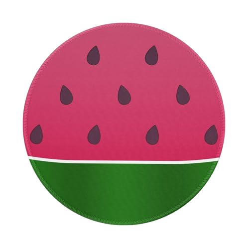 Tcoay Wasserdichtes Mauspad, rundes 8-Zoll-Mauspad, rutschfeste Gummibasis,Wassermelone Obst Sommer Tcoay Wasserdichtes Mauspad, rundes 8-Zoll-Mauspad, rutschfeste Gummibasis,Wassermelone Obst Sommer von Tcoay