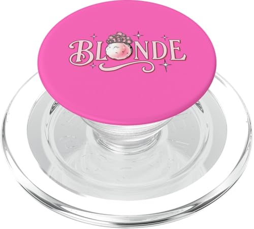 Glitzerndes rosa Blond-Stil Geschenk für Musik-Flim-Fans PopSockets PopGrip für MagSafe Glitzerndes rosa Blond-Stil Geschenk für Musik-Flim-Fans PopSockets PopGrip für MagSafe von Tcool