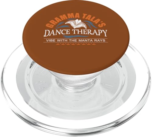 Tanztherapie-Atmosphäre mit den Mantarochen PopSockets PopGrip für MagSafe von Tcool