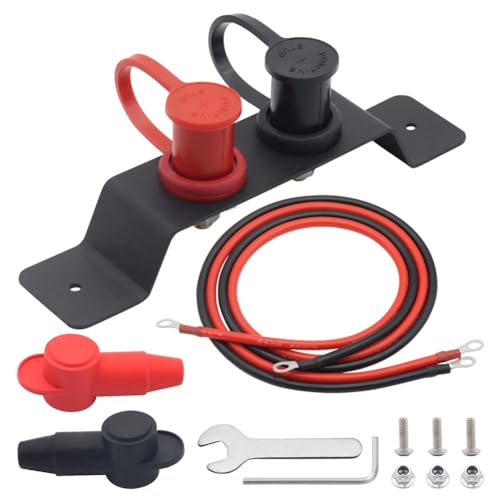 Tdkjfoutr 48 V 250 A Hochvolt-Starthilfekabel, Schnelles und Einfaches Aufladen für ATV, UTV, Wohnmobil, Wasserfeste Hochvoltkabel Tdkjfoutr 48 V 250 A Hochvolt-Starthilfekabel, Schnelles und Einfaches Aufladen für ATV, UTV, Wohnmobil, Wasserfeste Hochvoltkabel von Tdkjfoutr