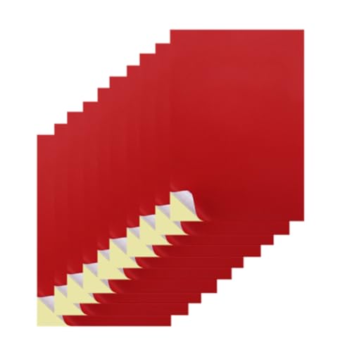 Tdkjfoutr A4-Aufkleberpapier 8,27 X 11,69 für -/Tintenstrahldrucker für Büro und Schule, Groß, Rot Tdkjfoutr A4-Aufkleberpapier 8,27 X 11,69 für -/Tintenstrahldrucker für Büro und Schule, Groß, Rot von Tdkjfoutr