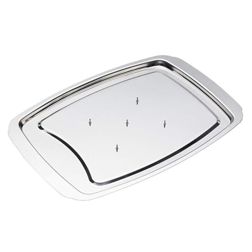 Tdkjfoutr Edelstahl-Truthahn-Nagelbecken, Brathähnchen-Gestell, Truthahn-Gestell, Brathähnchen-Tablett, Backen, Grill-Nagel-Tablett von Tdkjfoutr