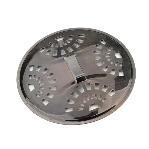 Tdkjfoutr Gitarren-Abdeckplatte für Dobro-Resonatorgitarre, Ersatzteile mit Bronzener Doumbek-Darbuka-Trommel Tdkjfoutr Gitarren-Abdeckplatte für Dobro-Resonatorgitarre, Ersatzteile mit Bronzener Doumbek-Darbuka-Trommel von Tdkjfoutr